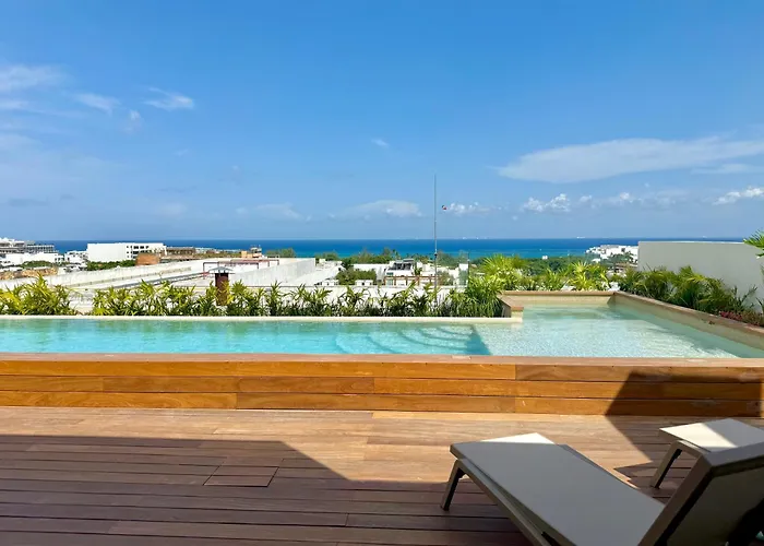 Aparthotel Stylish 1br Ocean View Near 5th Ave Playa del Carmen